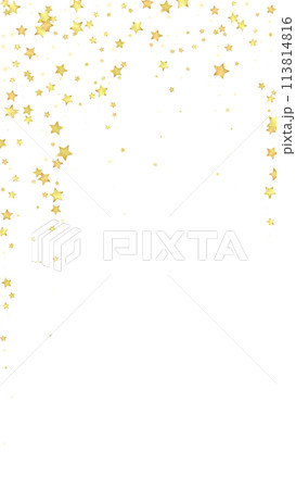 Magic stars vector overlay. Gold stars scattered Magic stars vector overlay. Gold stars scattered 113814816