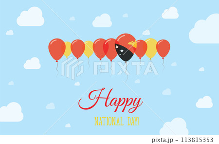 Papua New Guinea Independence Day Sparkling 113815353