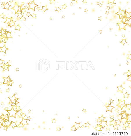 Christmas spirit. Scattered falling stars. 113815730