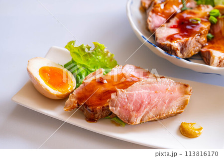 低温調理で作ったチャーシュー 113816170