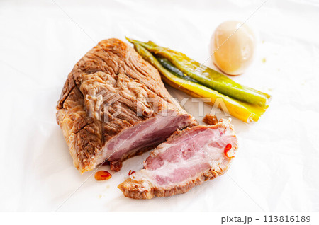 炊飯器で作った低温調理のチャーシュー 113816189