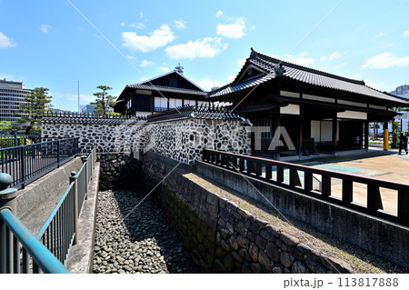 長崎市の風景　出島和蘭商館跡 113817888