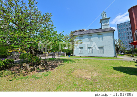 長崎市の風景 出島和蘭商館跡 長崎市の風景 出島和蘭商館跡 113817898