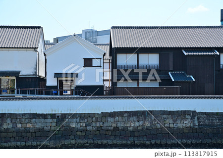 長崎市の風景　出島和蘭商館跡 113817915