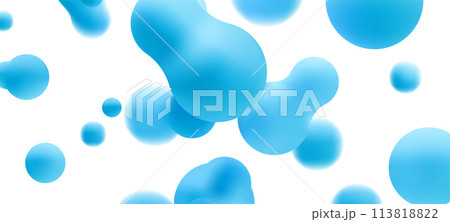 3d liquid vector set. 113818822