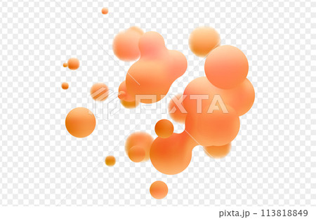 3d liquid vector set. 113818849