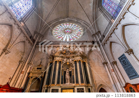 Saint  maurice cathedral, Angers, Loire valley, France 113818863