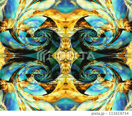 Computer generated abstract colorful fractal artwork Computer generated abstract colorful fractal artwork 113819734