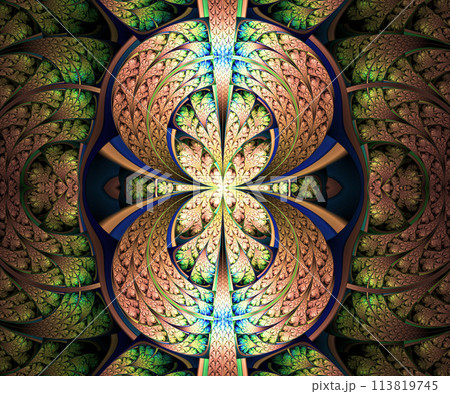 Computer generated abstract colorful fractal artwork Computer generated abstract colorful fractal artwork 113819745
