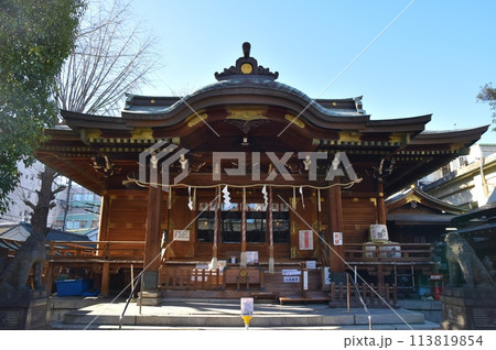 春の朝の下谷神社 東京 春の朝の下谷神社 東京 113819854
