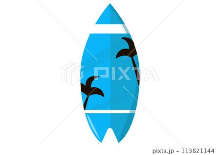 サーフボード。ベクターイラスト 113821144