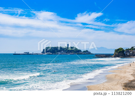 湘南海岸　江の島 113821200