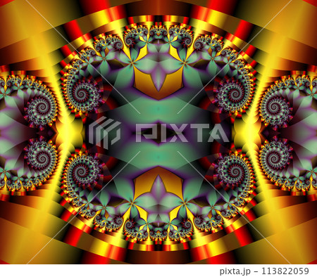 Computer generated abstract colorful fractal artwork Computer generated abstract colorful fractal artwork 113822059