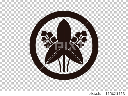 丸に沢鷹 113823358