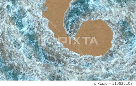 Summer Beach Wave 113825108