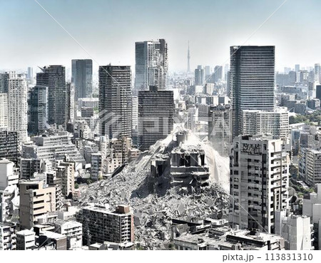 首都直下型地震 113831310