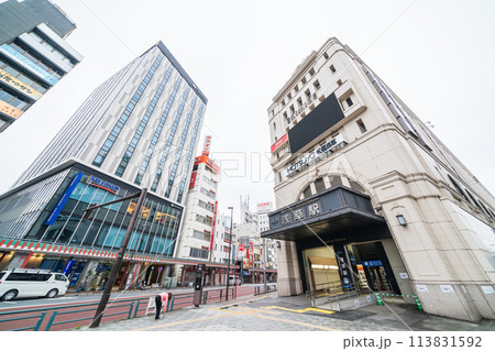 「東京都」浅草駅の風景 「東京都」浅草駅の風景 113831592