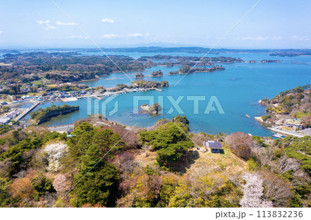 松島の大高森（宮城県東松島市） 113832236