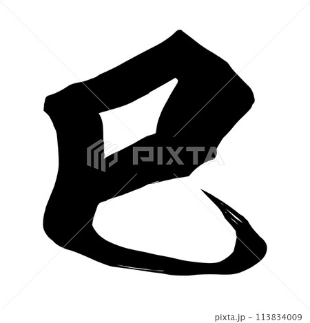 巳年の文字素材 巳年の文字素材 113834009