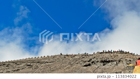 beautiful view of Mount Bromo Semeru, East Java, Indonesia 113834022