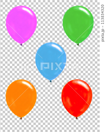 氣球（5種顏色） 113834320
