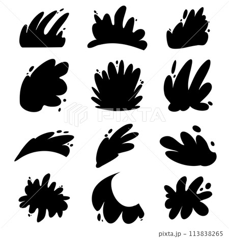 The ink splash for decor concept The ink splash for decor concept 113838265