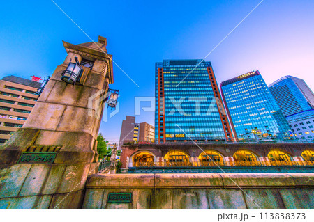 日本の東京都市景観 万世橋やマーチエキュートなどを望む。画面にはありませんが右奥は御茶ノ水駅方向 日本の東京都市景観 万世橋やマーチエキュートなどを望む。画面にはありませんが右奥は御茶ノ水駅方向 113838373