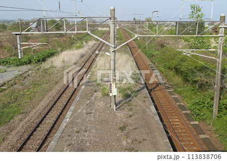 社台駅　JR社台駅　しゃだい　Shadai　H22　室蘭本線 113838706