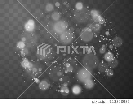 Light effect on isolated background. Magic casting. Light effect on isolated background. Magic casting. 113838985