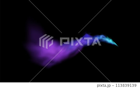 Gradient purple smoke. Vector illustration 113839139