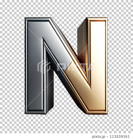 3d letter N 113839161