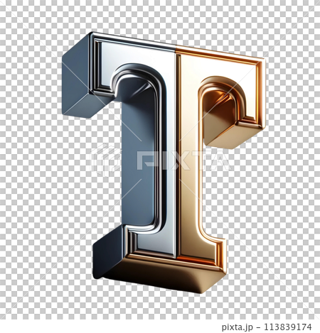 3d letter T 113839174