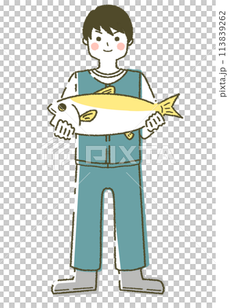 Young fisherman man fishing Young fisherman man fishing 113839262