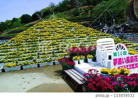 長島夢追い花フェスタ 素材 背景 長島夢追い花フェスタ 素材 背景 113839532