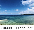 沖縄の綺麗な海 113839589
