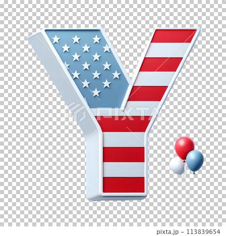 3d letter Y 3d letter Y 113839654