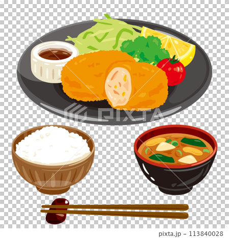 奶油炸丸子套餐 113840028