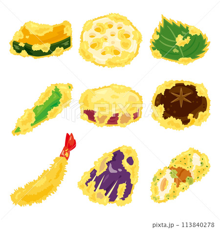 天ぷらセット 天ぷらセット 113840278