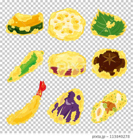 天ぷらセット 天ぷらセット 113840278