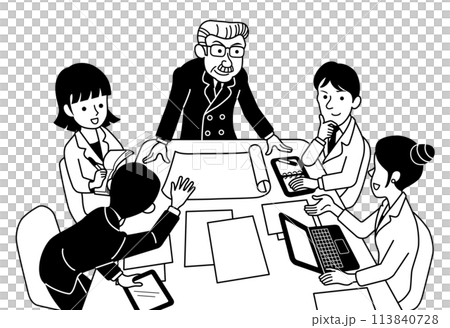 Business meeting scene 113840728