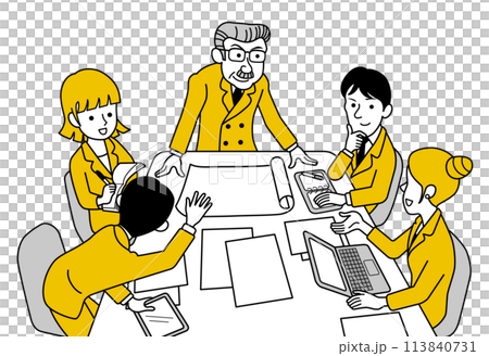 Business meeting scene 113840731