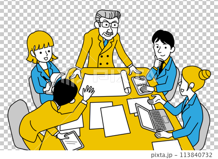 Business meeting scene 113840732