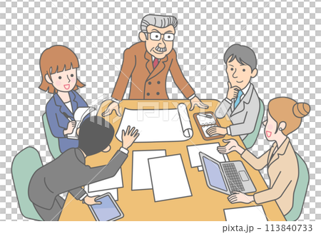 Business meeting scene 113840733