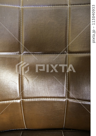 Detail of tanned animal skin background, decoration with skin Detail of tanned animal skin background, decoration with skin 113840933
