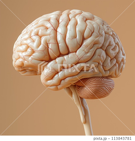 human brain 3d light colored human brain 3d light colored 113843781