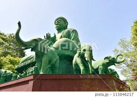 名古屋大仏と言われる桃巌寺の大仏 113846217