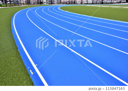 陸上イメージ風景 トラック アスリート スポーツイメージ風景 陸上イメージ風景 トラック アスリート スポーツイメージ風景 113847163