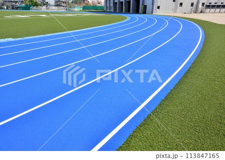 陸上イメージ風景 トラック アスリート スポーツイメージ風景 陸上イメージ風景 トラック アスリート スポーツイメージ風景 113847165