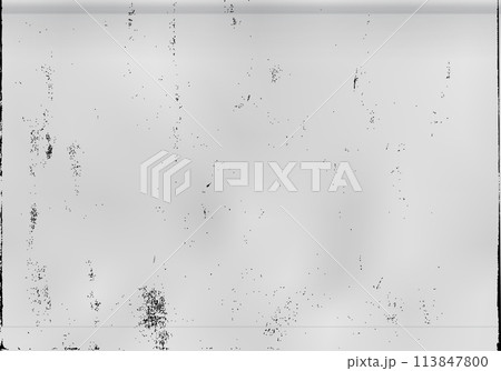 Grunge photocopy print with overlay mud, dust and toner print defect frame 113847800