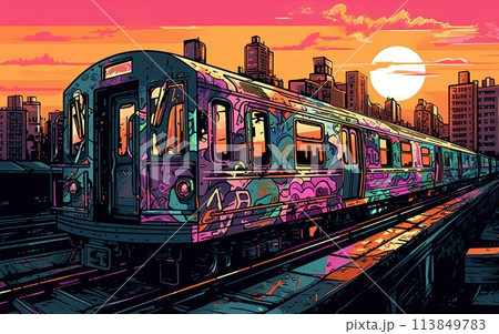 新品】Subway Art / 80年代 NY 地下鉄 グラフィティ